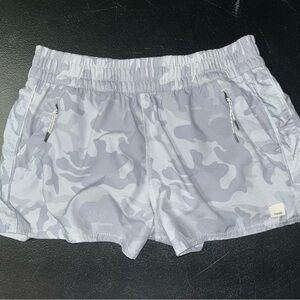 Vuori Gray Camo Athletic Shorts
